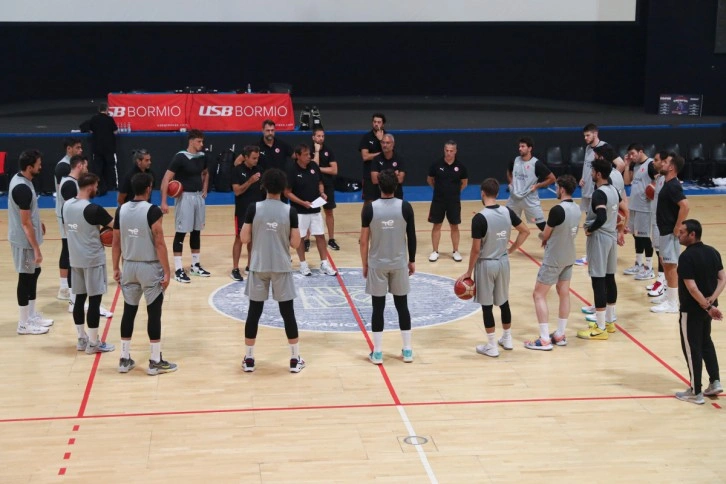 A Milli Basketbol Takımı, Bormio’da çalışmalara başladı