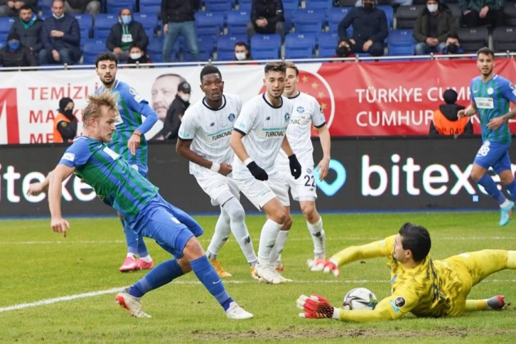 Adanaspor Rize deplasmanında 3 puana uzandı