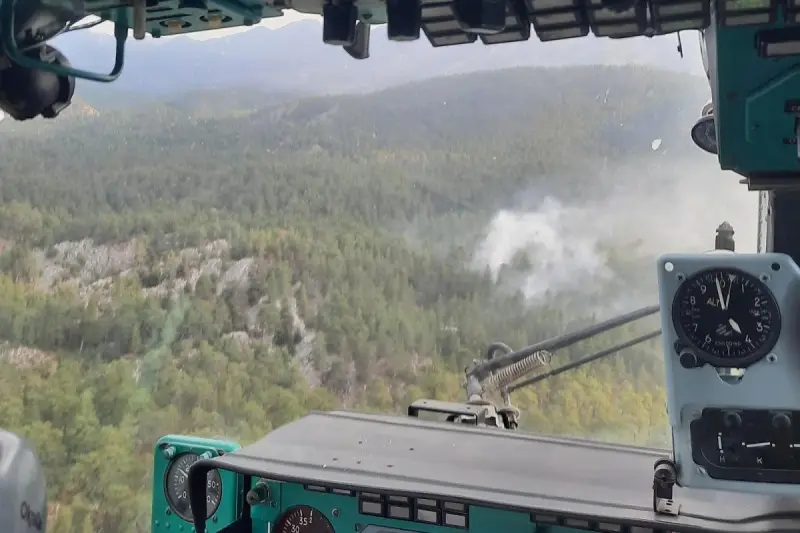 Antalya’da çıkan orman yangını kısa sürede söndürüldü