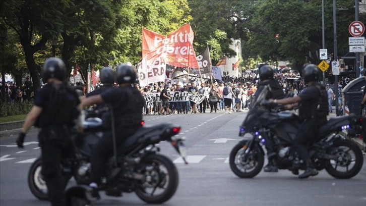 Arjantin'de IMF karşıtı protestoda çatışma yaşandı