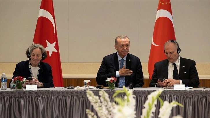 Cumhurbaşkanı Erdoğan, Amerikan Yahudi Toplumu Çatı Kuruluşları temsilcilerini kabul etti