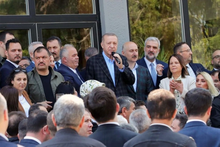 Cumhurbaşkanı Erdoğan Çatalca’da vatandaşlara hitap etti