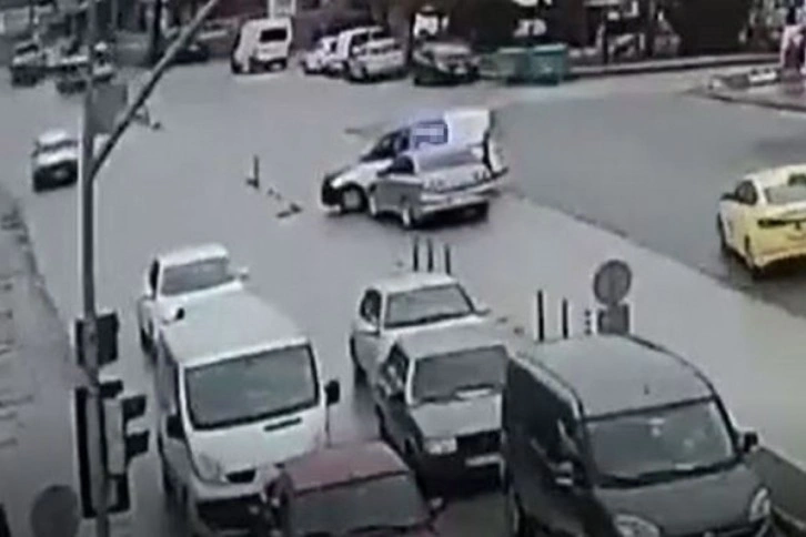Gaziantep’teki 21 ayrı trafik kazası kameralarda