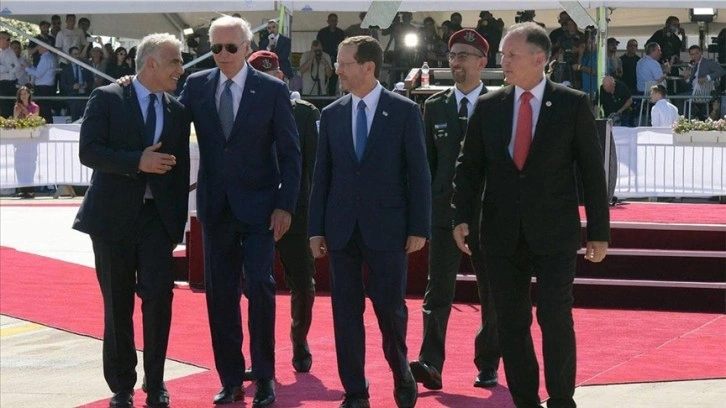 İsrail: Biden'ın ziyareti, doğacak zamanlarda açıklanabilecek başarılara imza attı