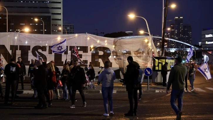 İsrail'de Netanyahu hükümetinin sakatlık düzenlemesine için kitlesel protesto