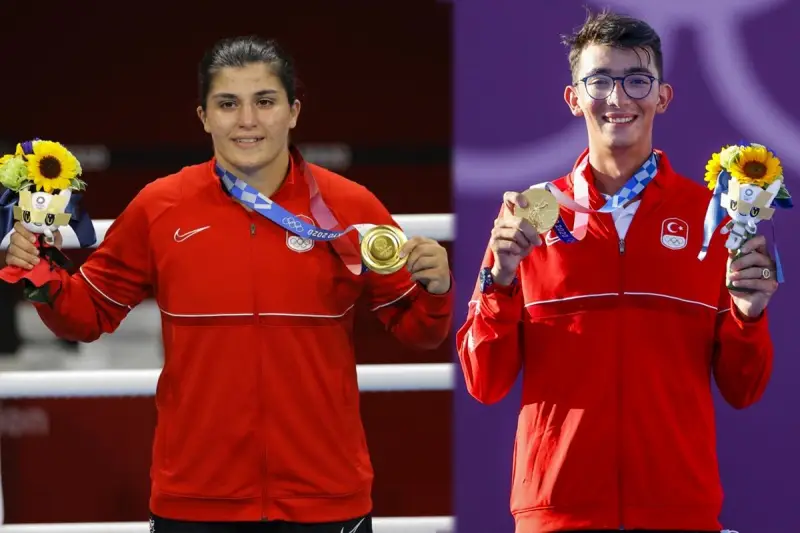 Mete Gazoz ve Busenaz Sürmeneli; en çok konuşulan olimpiyat madalyalı sporcular oldu