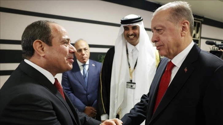 Mısır Cumhurbaşkanı Sisi'den, Cumhurbaşkanı Erdoğan'a 