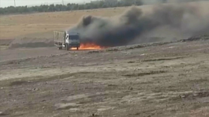 Suriye'nin kuzeyinde belirleme edilen bomba yüklü kamyon imha edildi