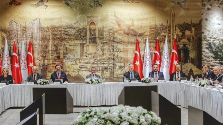 TOBB Başkanı Hisarcıklıoğlu ve ATO Başkanı Baran, Bakan Nebati ile görüştü