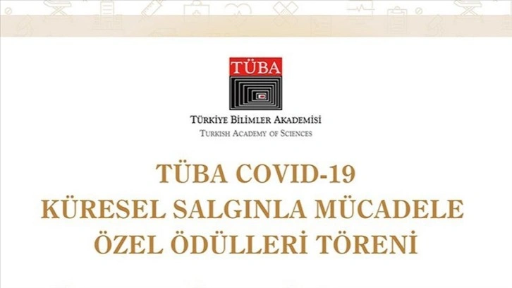 TÜBA'nın Kovid-19 ile savaş hususi ödülleri pazartesi sahiplerine verilecek