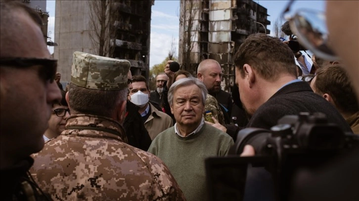 Ukrayna: Rusya Kiev'i BM Genel Sekreteri Guterres'in ziyareti esnasında vurdu