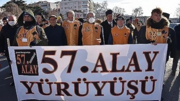 "57. Alay" düşüncesince Tekirdağ'dan Çanakkale'ye yürüyorlar