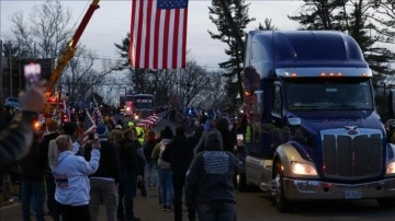 ABD'de California'dan yola çıkan aşılama karşıtı kamyoncular Maryland'a ulaştı