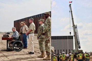 ABD’de Texas eyaleti federal hükümetten bağımsız Meksika sınırına duvar inşa ediyor