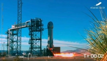 ABD'nin Texas eyaletinden fırlatılan Blue Origin'e ilgili uzay aracı değimsiz oldu