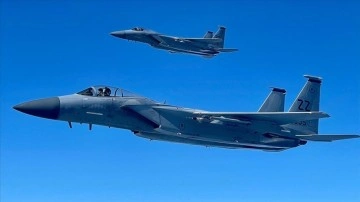 ABD'ye ilgili F-15 harp uçakları Estonya'ya konuşlandırıldı