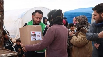 Ahmet Çalık’ın ailesinden Suriyeli harp mağdurlarına gıda yardımı