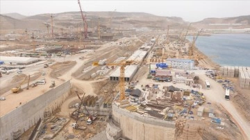 Akkuyu NGS'de kıran tesislerinin inşasında birlikte etap şimdi tamamlandı