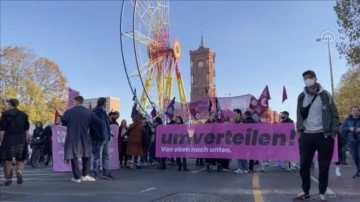 Almanya’da enerji ve hayat maliyetlerinin çoğalması protesto edildi