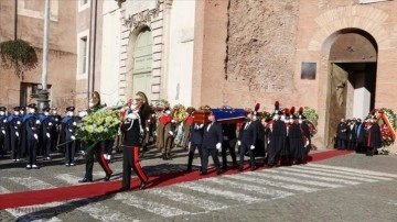 AP Başkanı Sassoli, İtalya'daki törenle sonuç yolculuğuna uğurlandı