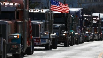 Aşı karşıtı tır ve kamyon şoförleri, Washington etrafında trafiği kilitledi