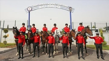Atlı polisler sosyal hadisat düşüncesince anbean göreve hazır