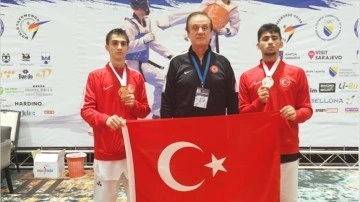 Avrupa Gençler Tekvando Şampiyonası'nın 3'üncü gününde ulusal sporculardan 2 madalya