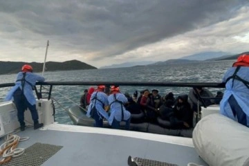 Aydın’da 32 düzensiz göçmen kurtarıldı
