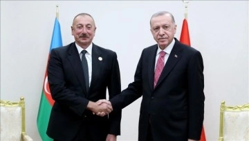 Azerbaycan Cumhurbaşkanı Aliyev, Cumhurbaşkanı Erdoğan'ın veladet gününü kutladı