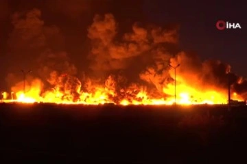 Azerbaycan’da fabrikada korkutan yangın