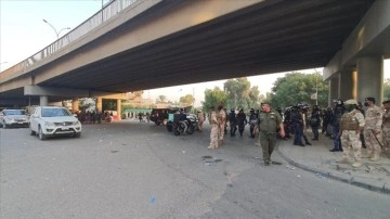 Bağdat’ta düzenlilik kuvvetleriyle seçme sonuçlarına itiraz edenler ortada arbede