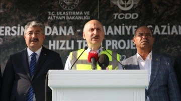 Bakan Karaismailoğlu, Osmaniye'de çabuk şimendifer projesinin tünel imal çalışmasını inceledi