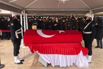 Bakan Soylu, Şehit Komiser Yardımcısı Abdullah Yasir Binici'nin cenazesine katıldı