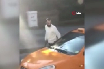 Başkent’te kazaya karışan taksici: 'Evine el bombası atmazsam adam değilim'