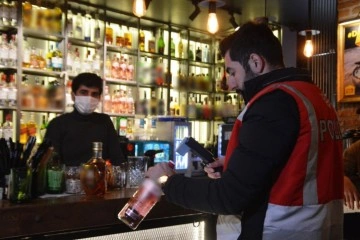 Beşiktaş'ta alkollü mekanlara denetleme gerçekleştirildi