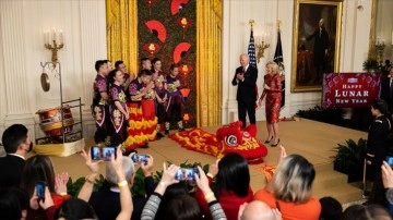 Beyaz Saray önceki kere Ay Yeni Yılı kutlamalarına ev sahipliği yaptı