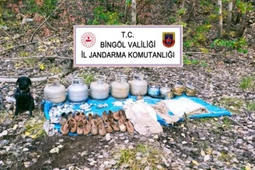 Bingöl’de terör örgütüne ait 2 sığınak imha edildi