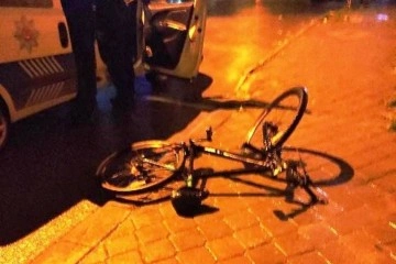 Bisikletle polisten kaçış uzun sürmedi