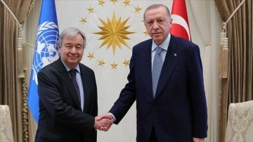 BM: Erdoğan ve Guterres'in görüşmesi, tahılı toptan sektöre ulaştırmanın yollarına odaklandı