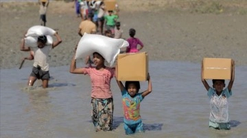BM: Myanmar'da insanca iane gereksinimi katlanarak artıyor