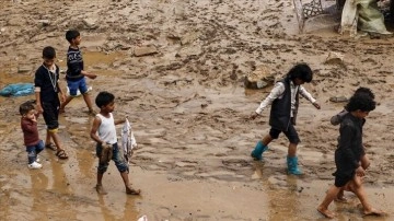 BM: Yemen'de 2021'de alevli yağmur ve selden 240 bin ad etkilendi