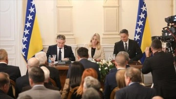 Bosna Hersek Devlet Başkanlığı Konseyinin dünkü üyeleri görevlerini konfirmasyon aldı