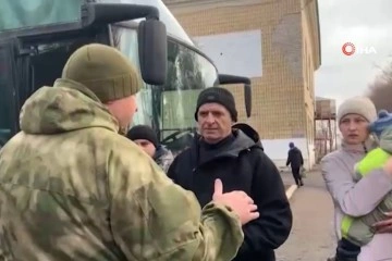 Çatışmaların devam etmiş olduğu Donbass’tan sivillerin tahliyesi sürüyor