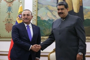 Çavuşoğlu, Venezuela Devlet Başkanı Maduro ile görüştü