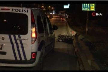 Çekmeköy’de kontrolden çıkan motosiklet bariyerlere çarptı: 1 ölü