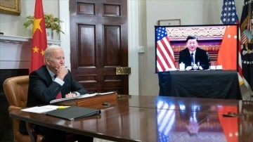 Çin Devlet Başkanı Şi ile ABD Başkanı Biden devre içi görüştü