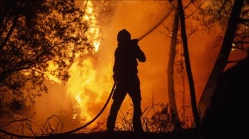 Çin'in Çonçing şehri çok sıcakların sefer açmış olduğu orman yangınlarıyla uğraş ediyor