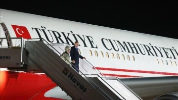 Cumhurbaşkanı Erdoğan, BM 77. Genel Kuruluna eklenmek kabilinden ABD'ye geldi