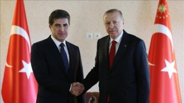 Cumhurbaşkanı Erdoğan, IKBY Başkanı Barzani'yi ikrar etti