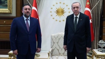 Cumhurbaşkanı Erdoğan, Irak Azim İttifakı Başkanı Hançer'i kabul etti